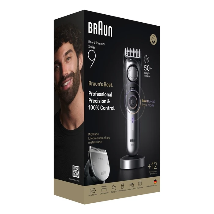 Κουρευτική Μηχανή Braun 9 BT9560 Battery 52 2cm Wet & Dry Black, Grey