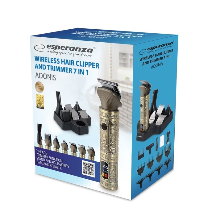 Κουρευτική Μηχανή Esperanza EBC006 7-in-1 Cordless