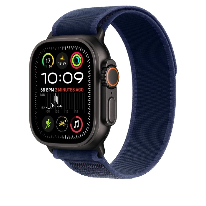 Λουράκι Wearable Apple 49mm Blue Trail Loop - S/M - Black Titanium Finish