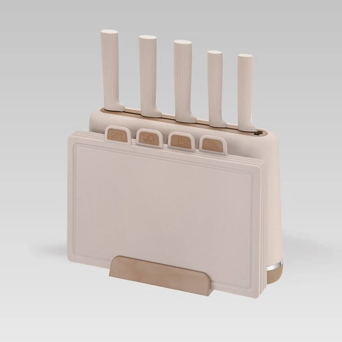 Μαχαίρια Maestro MR-1412-BEIGE set + Cutting board set Beige