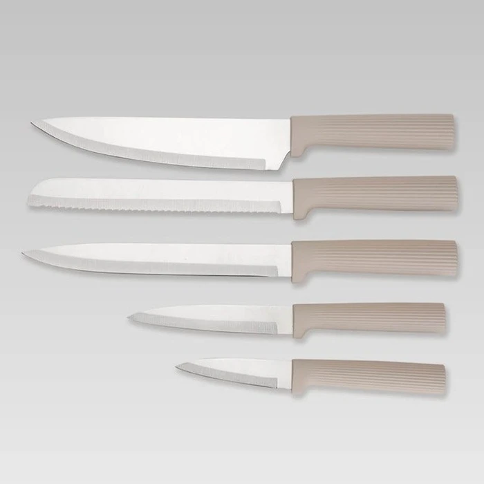 Μαχαίρια Maestro MR-1412-BEIGE set + Cutting board set Beige