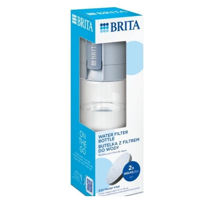 Παγούρι Brita Vital Filtering 0.6L Pastel blue