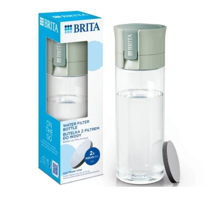 Παγούρι Brita Vital Filtering 0.6L Pastel green