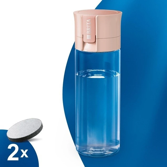 Παγούρι Brita Vital Filtering 0.6L Pastel peach