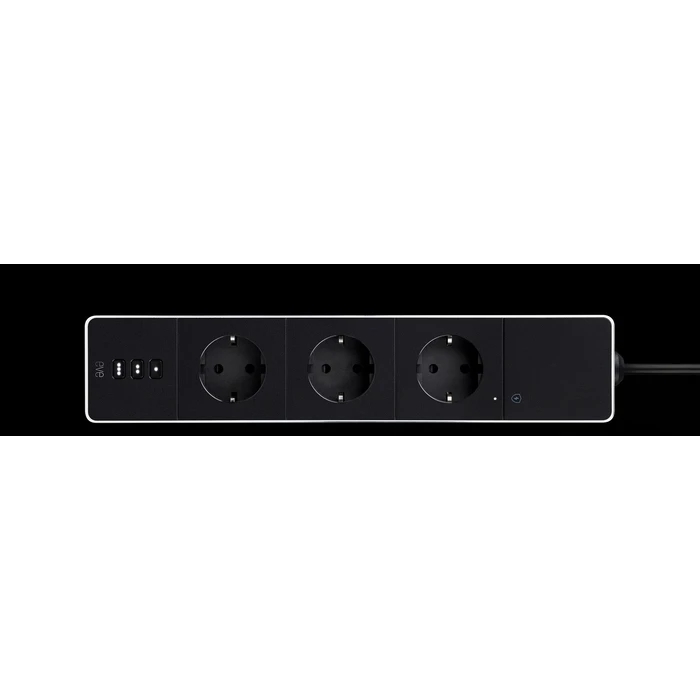Πολύπριζο με USB Eve Energy Strip Black, White 3 AC outlet(s) 120-230 V 1.9 m