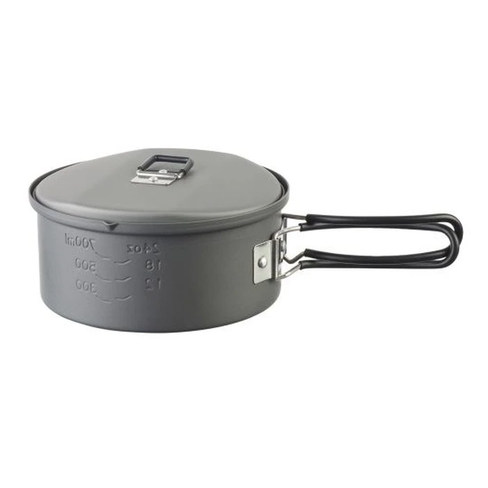 Προετοιμασία Φαγητού Camping Esbit PT1100HA Pot 1.1L Aluminium, Black
