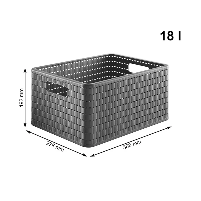 Ραφιέρα Πλαστική Rotho Country - shelf - 71,2 x 32,5 x 37,5 cm