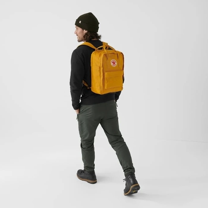 Σακίδιο Fjallraven Kanken Laptop 15" Casual Ochre Polyamide, Polypropylene (PP), Vinylon