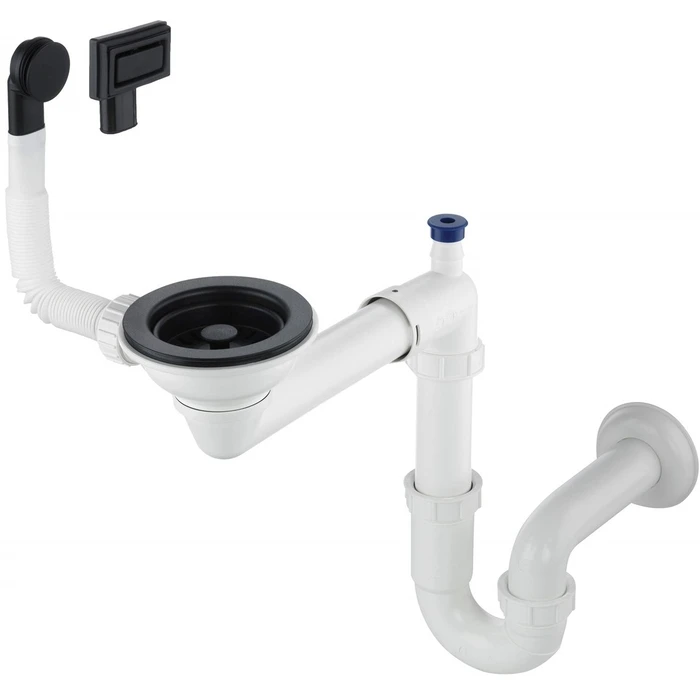 Σιφώνι Siphon for 1-bowl granite sink - Space-Saver