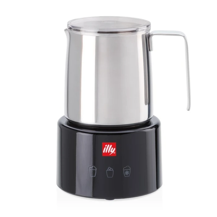 Συσκευή για Αφρόγαλα Illy 23760 Black, Stainless steel