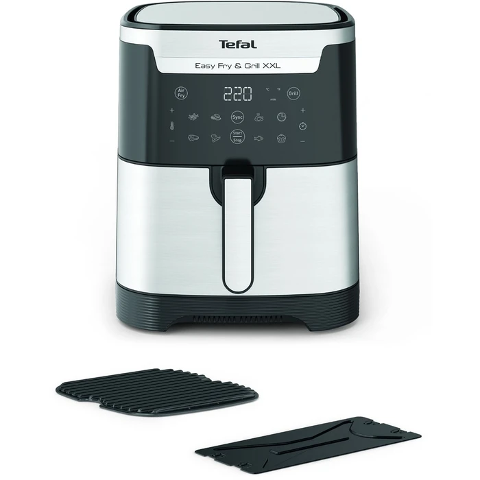 Air Fryer Tefal Easy Fry & Grill EY801D 6.5L 1650W Hot Stainless steel
