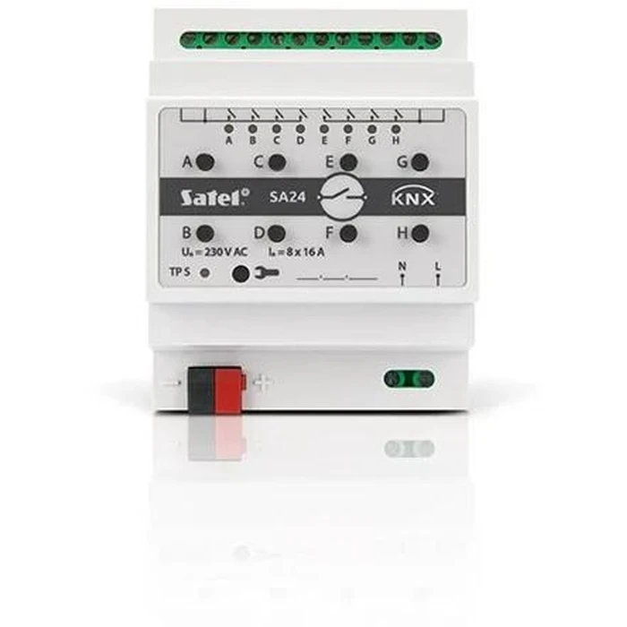 Χρονικό Ράγας Satel KNX-SA24 smart home actuator DIN rail-mounted 8 channels