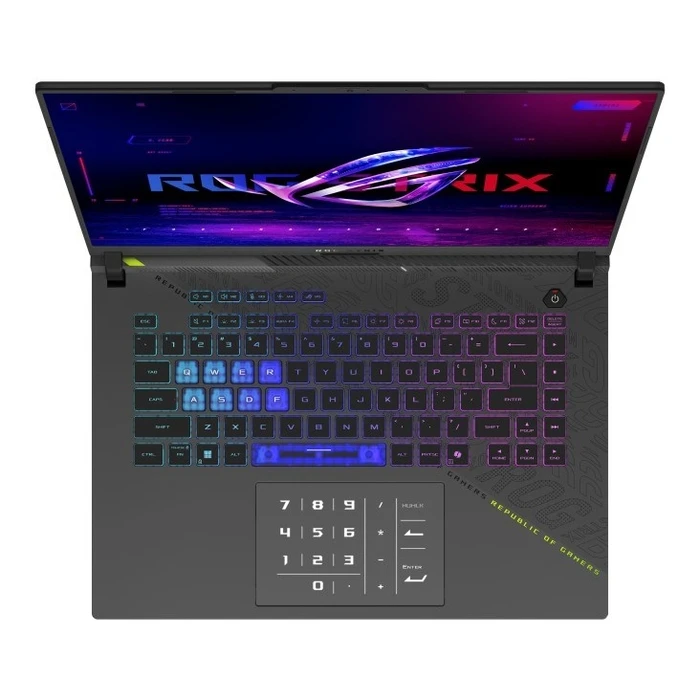 Laptop Asus 16" ROG Strix G614PR-R9161 Ryzen 9 8940HX FHD+ 165Hz IPS AG 16GB DDR5-5200 SSD1TB GeForce RTX 5070 Ti 12GB WLAN+BT LAN NoOS Eclipse Grey (US Keyboard) (G614PR-R9161)