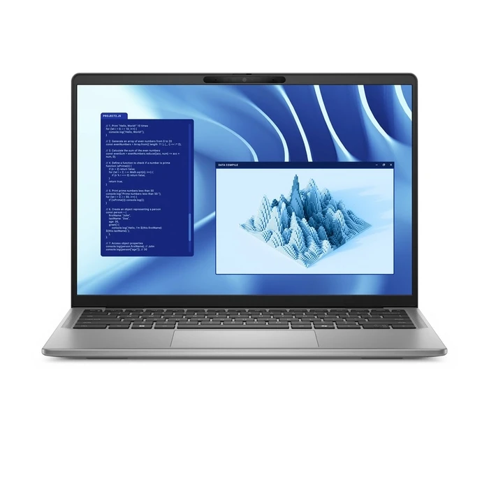 Laptop Dell 14" Latitude 7455 Copilot+ Qualcomm Snapdragon X1E-80-100 Touchscreen WQXGA 16GB LPDDR5x-SDRAM 512GB SSD Wi-Fi 7 (802.11be) WIN11Pro Grey (US Keyboard) (LAT0186376-R0028880)
