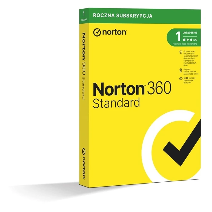 Antivirus NortonLifeLock Norton 360 Standard 1 year(s)