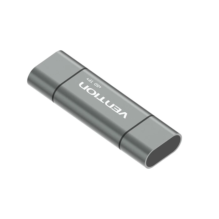 Card Reader Vention USB3.0 Multi-function Card Reader Gray Metal Type