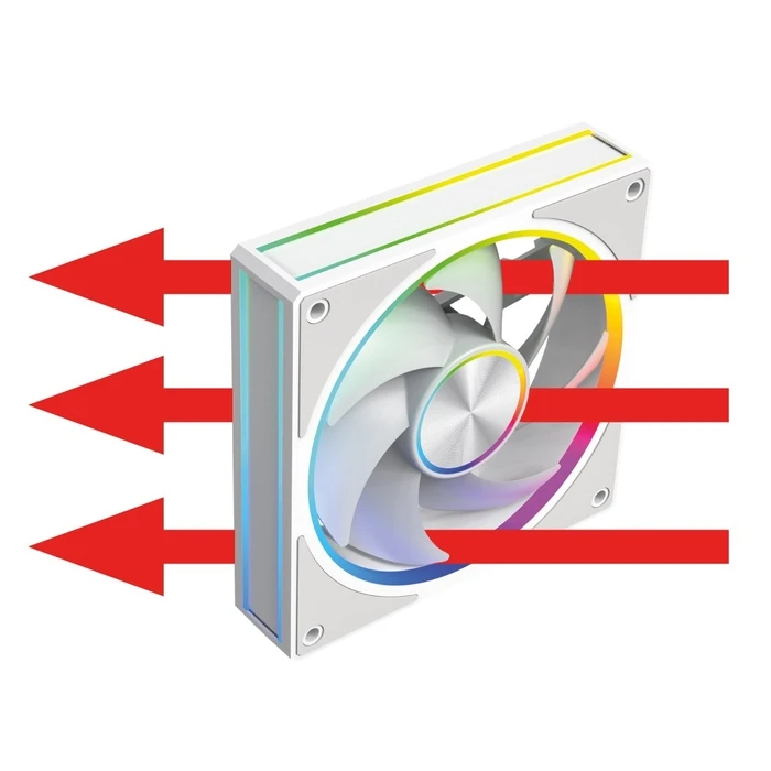 Case Fan Modecom VOLCANO LOOP 120 ARGB White