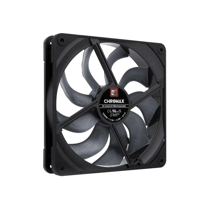 Case Fan Noctua NF-A14x25 G2 PWM chromax.Black - next-gen 140mm (Black)