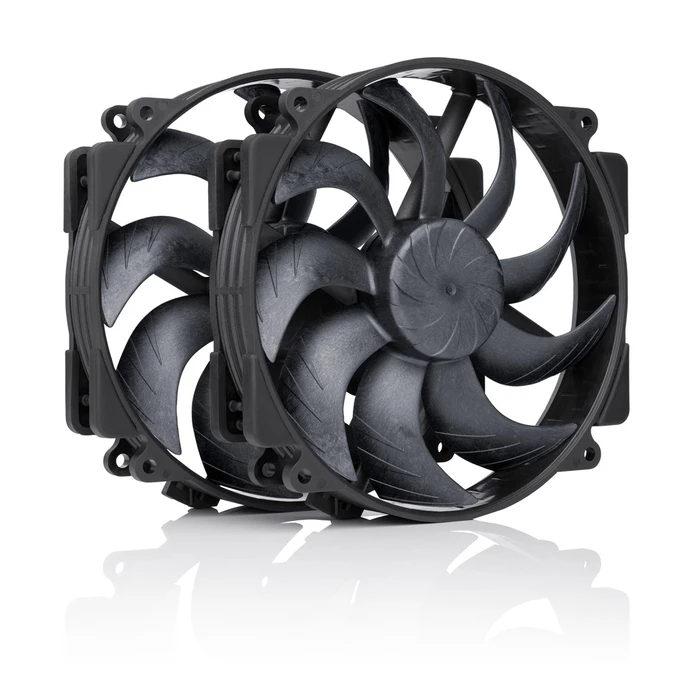 Case Fan Noctua NF-A14x25r G2 PWM Sx2-PP chromax.Black - dual set, Black