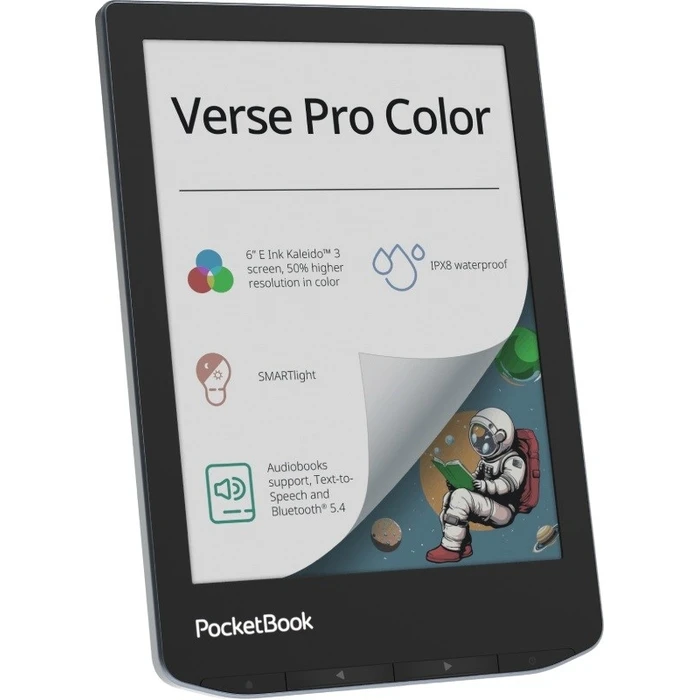 Ebook Reader PocketBook Verse Pro Color 6" E Ink Kaleido 3 16GB Wi-Fi Stormy Sea (PB634K3-1-WW)