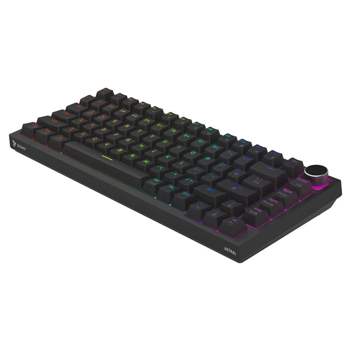 Gaming Πληκτρολόγιο Savio ASTRAL Black JADE USB QWERTY US International