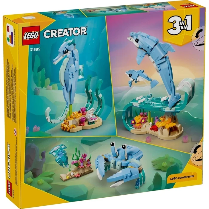 Lego CREATOR 3 IN 1 31385 Sea Animals: Beautiful Dolphins