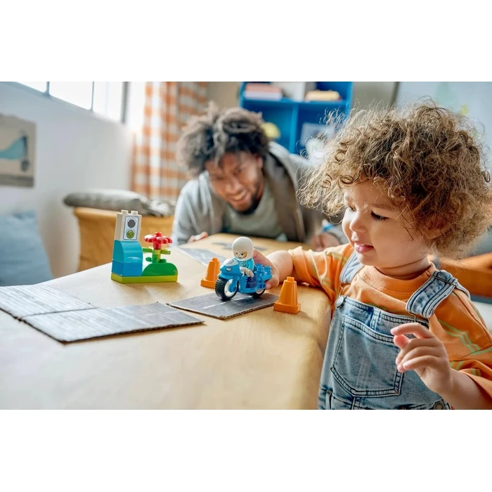 Lego DUPLO 10471 Blue Police Motorcycle