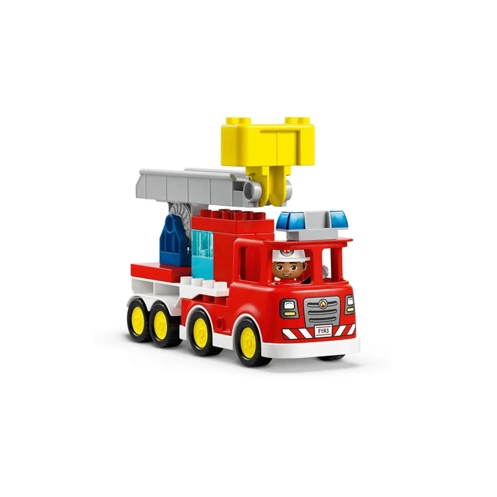 Lego DUPLO 10473 Fire Truck with Hose and Firefighter