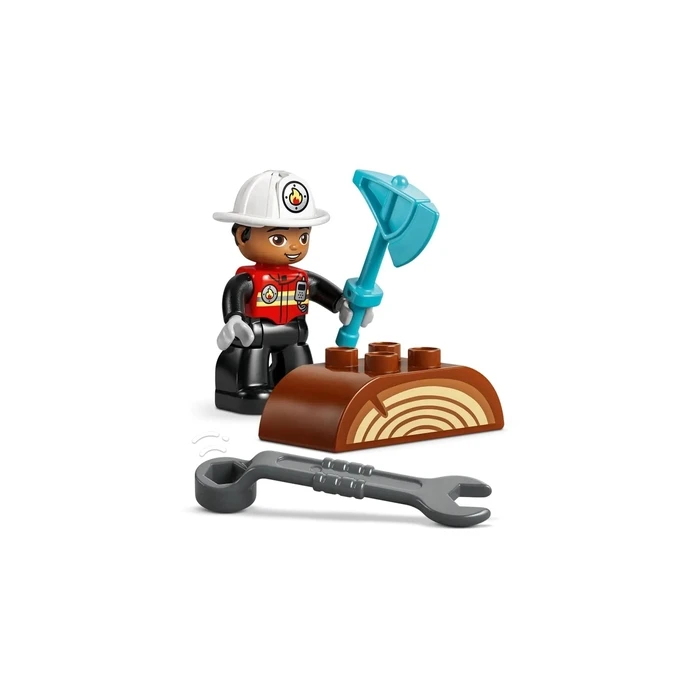 Lego DUPLO 10473 Fire Truck with Hose and Firefighter