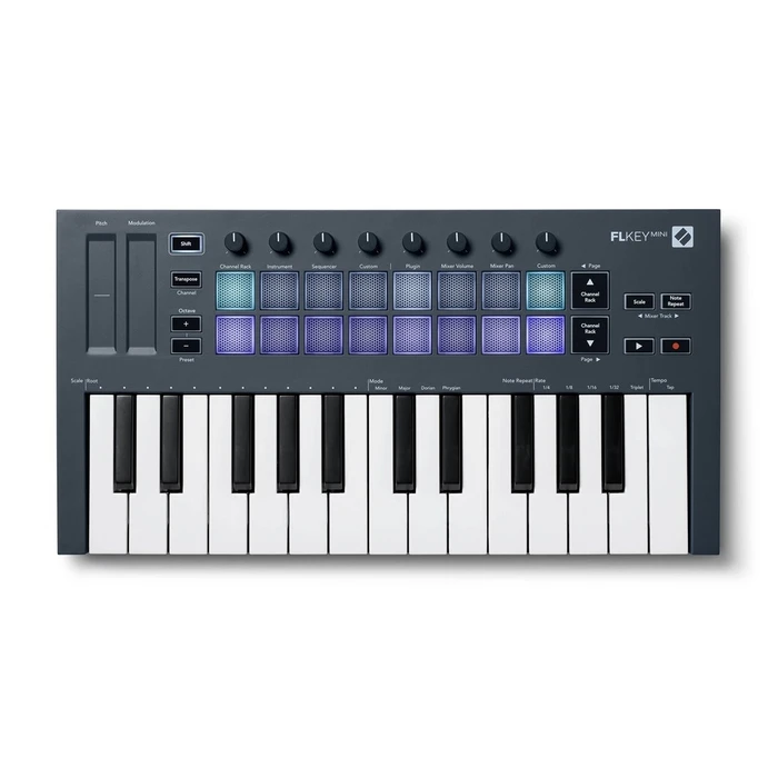Midi Keyboard Novation FLKEY Mini - dedicated to FL Studio software, 25 keys.