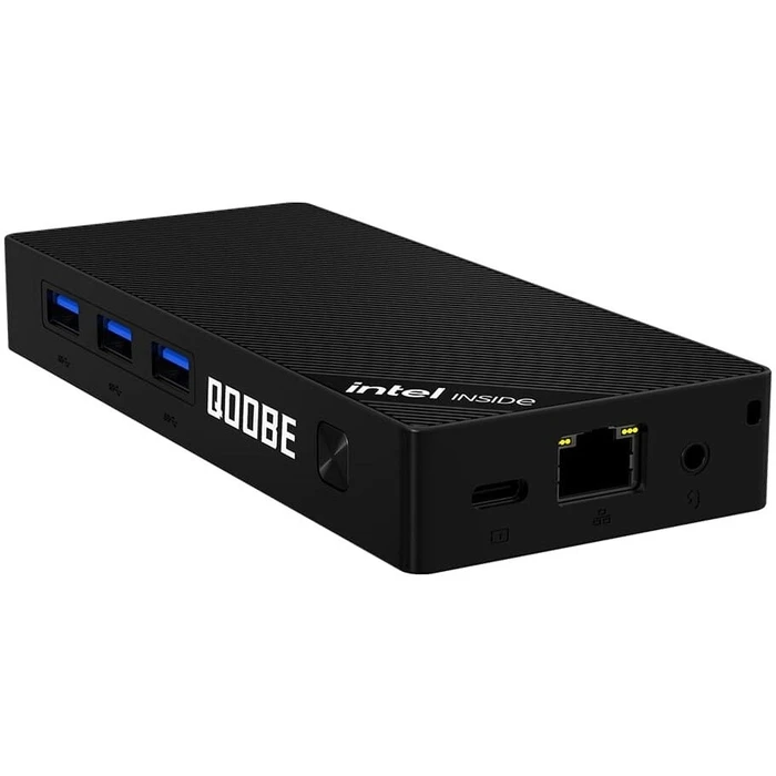 Mini PC Qoobe SUC N150/12GB/SSD 512GB/Win 11 Pro Black