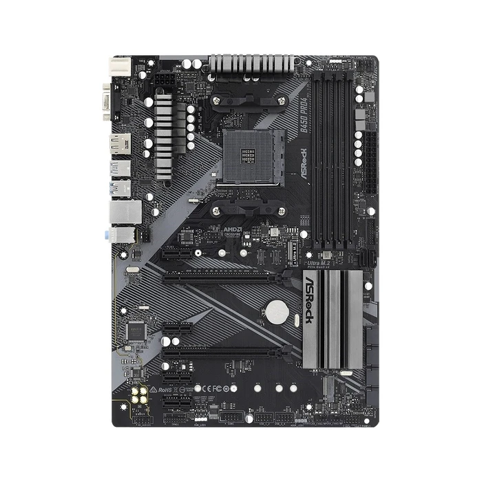 Motherboard ASRock B450 Pro4 R2.0 Socket AM4 ATX AMD B450