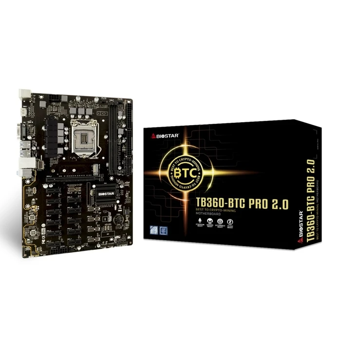 Motherboard Biostar TB360-BTC PRO 2.0 Intel B360 LGA 1151 (Socket H4) ATX