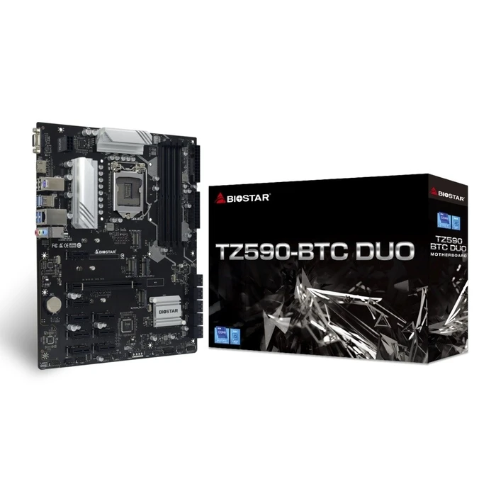 Motherboard Biostar TZ590-BTC DUO Intel Z590 LGA 1200 (Socket H5) ATX