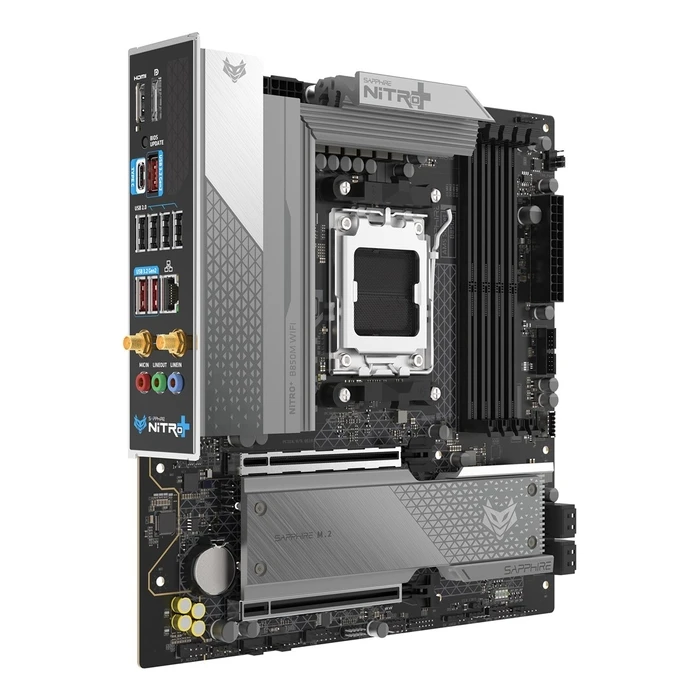 Motherboard Sapphire NITRO+ B850M WIFI AMD B850 Socket AM5 micro ATX