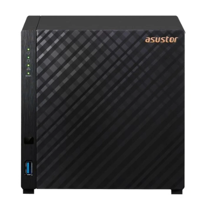 NAS Asustor AS1204T Realtek RTD1619B 1GB DDR4 0TB ADM Black