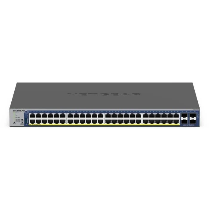Network Switch Netgear 52-Port PoE Gigabit/10G Stackable Smart Switch (GS752TXP)