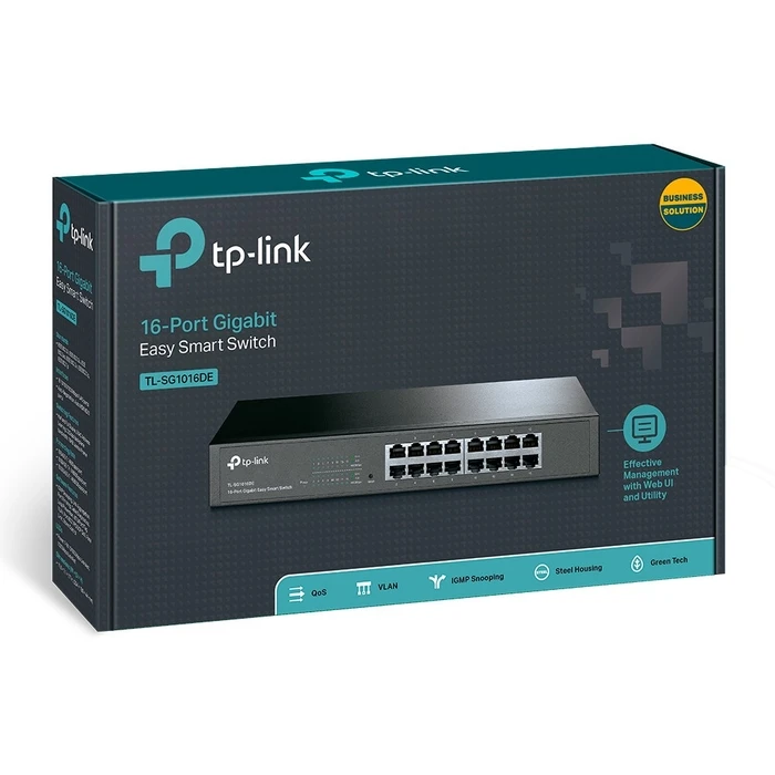 Network Switch TP-Link 16-Port Gigabit Easy Smart