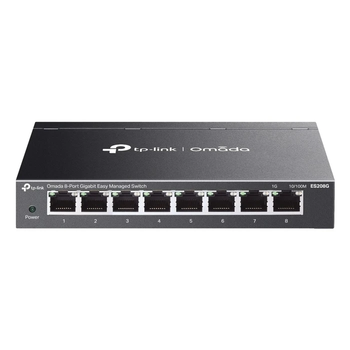 Network Switch TP-Link Omada ES208G Managed L2 Gigabit Ethernet (10/100/1000) Black