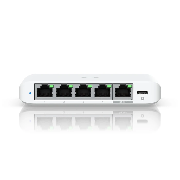Network Switch Ubiquiti UniFi Flex Mini 2.5G Managed 2.5G Ethernet (100/1000/2500) (PoE) Desktop White