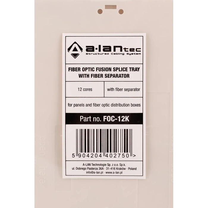 Patch Panel Alantec FOC-12 electrical junction box Plastic