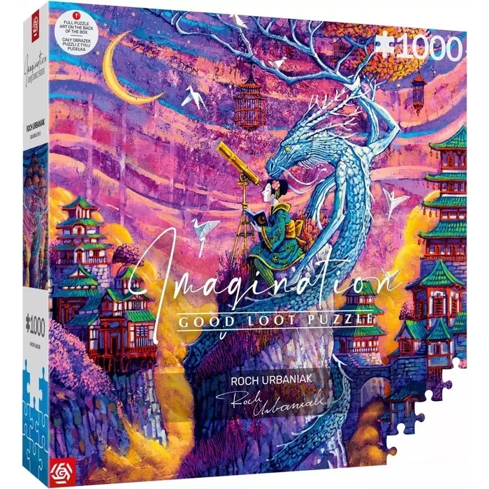 Puzzle Good Loot Imagination - Roch Urbaniak: Sakura & Ryu 1000 pc(s)
