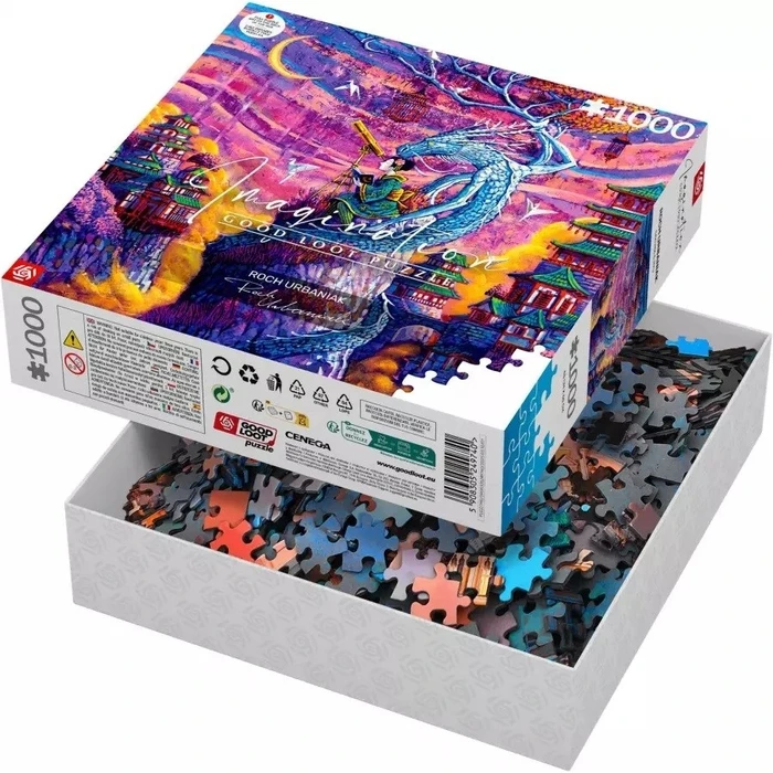Puzzle Good Loot Imagination - Roch Urbaniak: Sakura & Ryu 1000 pc(s)