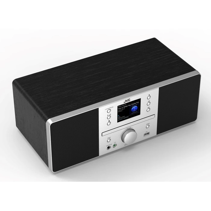 RadioCD JVC RD-E874B Tower Bluetooth 20 W Black, Silver