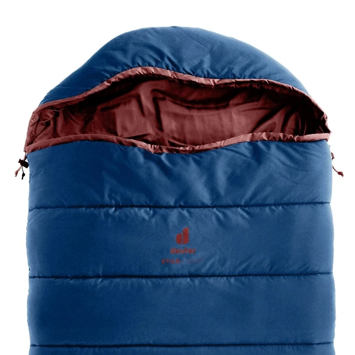 Sleeping Bag Deuter children's Starlight SQ (130-170 cm) - nightBlue/redwood