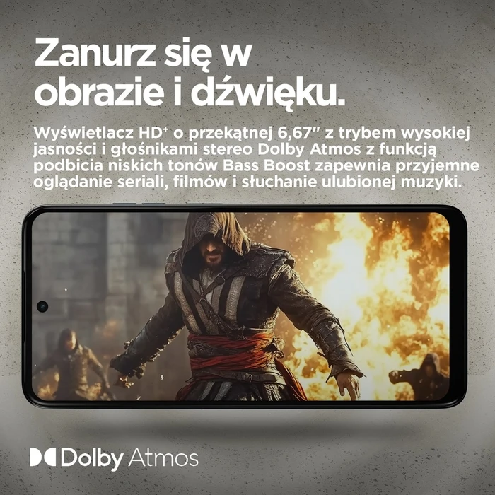 Smartphone Motorola moto e15 (6.67") Dual SIM Android 14 Go edition 4G USB Type-C 2GB 64GB 5200mAh Blue