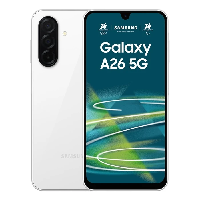 Smartphone Samsung Galaxy A26 (6.7") Hybrid Dual SIM Android 15 5G USB Type-C 6GB 128GB 5000mAh White