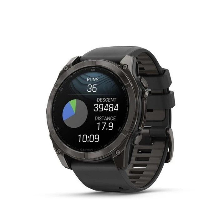 Smartwatch Garmin Fenix 8 (1.4") AMOLED 51 mm Digital 454 x 454 Titanium Wi-Fi GPS
