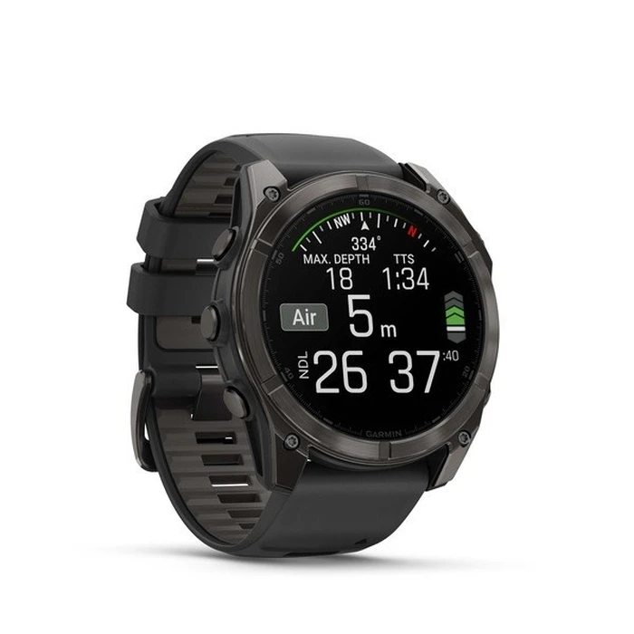 Smartwatch Garmin Fenix 8 (1.4") AMOLED 51 mm Digital 454 x 454 Titanium Wi-Fi GPS
