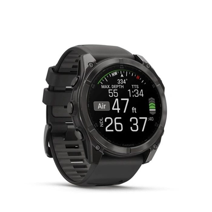 Smartwatch Garmin Fenix 8 (1.4") AMOLED 51 mm Digital 454 x 454 Titanium Wi-Fi GPS